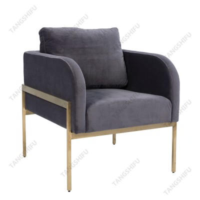 Living room corner single seater accent chair