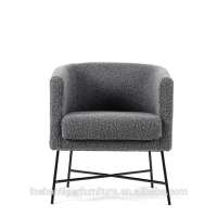 modern design Chair industrial furniture sheepskin armchair